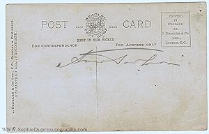 Fine Postcard photo by Schneider signed in pencil on the verso (Anna, 1885-1931, Russian Ballerina)