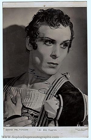 Postcard photo by Anthony signed, (David, 1919-1961, Ballet Dancer & Choreographer)