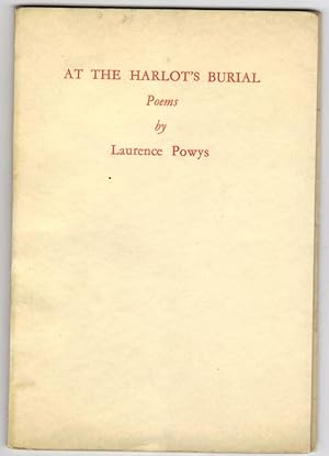 Seller image for At The Harlot's Burial [Signed] for sale by The Bookshop at Beech Cottage