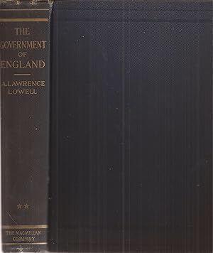 Image du vendeur pour The Government of England Volume II (of two only) mis en vente par Auldfarran Books, IOBA