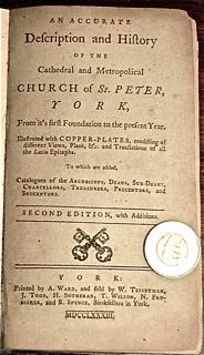 Imagen del vendedor de The Antiquities of York City, and the Civil Government thereof: with a List of all the mayors and Bayliffs, Lord Mayors and Sheriffs, from the Time of King Edward the First, to this present Year, 1719. a la venta por Trillium Antiquarian Books