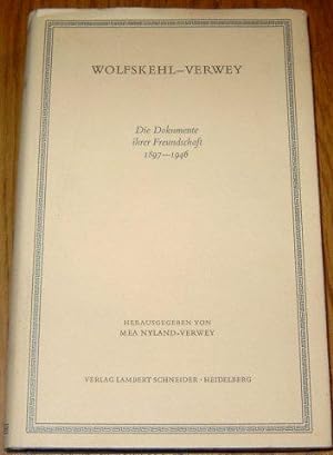 Bild des Verkufers fr Wolfskehl und Verwey. Die Dokumente ihrer Freundschaft 1897 - 1946. zum Verkauf von Antiquariat Johann Forster