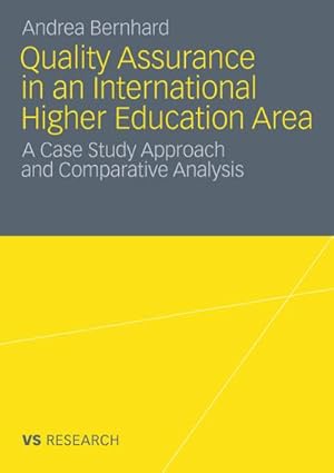 Image du vendeur pour Quality Assurance in an International Higher Education Area mis en vente par BuchWeltWeit Ludwig Meier e.K.