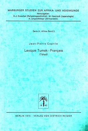 Seller image for Lexique Tumak-Franais (Tchad) for sale by Masalai Press