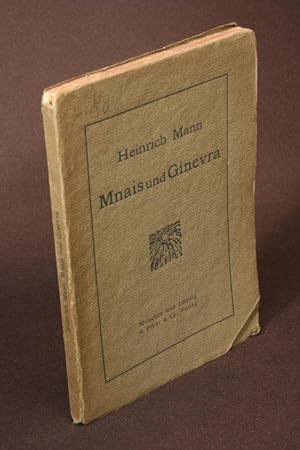 Seller image for Mnais und Ginevra. for sale by Steven Wolfe Books