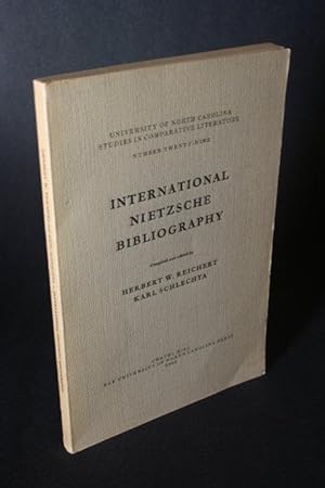 Bild des Verkufers fr International Nietzsche bibliography. zum Verkauf von Steven Wolfe Books