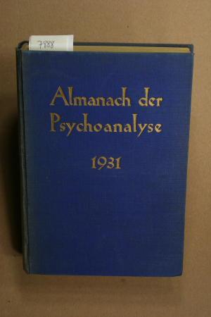 Seller image for Almanach der Psychoanalyse 1931. for sale by Steven Wolfe Books