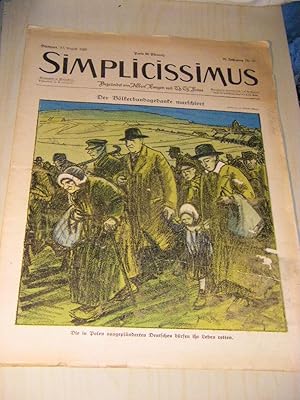 Simplicissimus. 30. Jahrgang Nr. 20, 17. August 1925. Begründet von Albert Langen und Th. Th. Heine