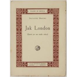 Bild des Verkufers fr Jack London. (Spunti per uno studio critico) zum Verkauf von Libreria Antiquaria Giulio Cesare di Daniele Corradi