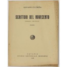 Seller image for Scrittori del novecento. (Saggi critici). Vol. I (unico pubblicato) for sale by Libreria Antiquaria Giulio Cesare di Daniele Corradi