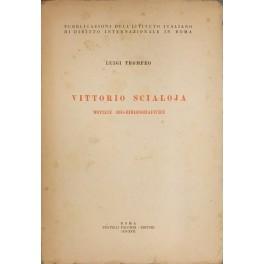 Bild des Verkufers fr Vittorio Scialoja. Notizie bio-bibliografiche zum Verkauf von Libreria Antiquaria Giulio Cesare di Daniele Corradi