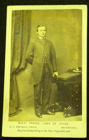 Seller image for Carte-de-visite portrait, standing full length, by H. J. Whitlock, Photographer, Birmingham. for sale by Bristow & Garland