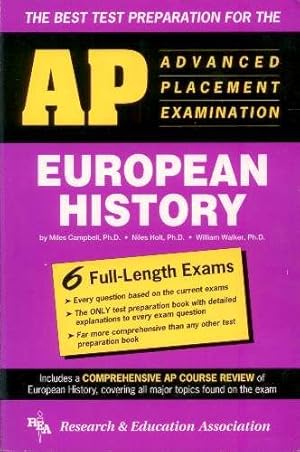 AP European History (REA) The Best Test Prep for the Advanced Placement Exam (Advanced Placement ...