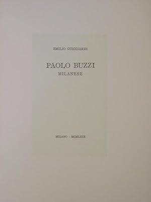 Paolo Buzzi, milanese.