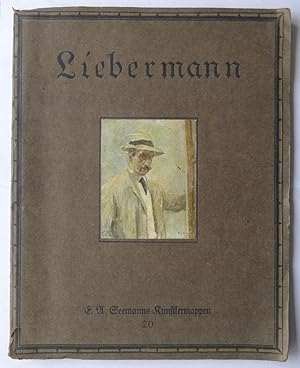 Bild des Verkufers fr Max Liebermann. Acht farbige Wiedergaben seiner Werke. E. A. Seemanns Knstlermappen 20. zum Verkauf von Roe and Moore