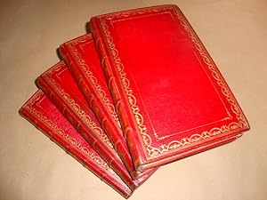 The Adventures of Gil Blas of Santillane, in 4 volumes in Fine Antique Bindings