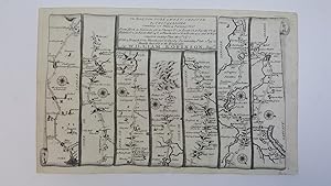 The Continuation of the Road from York to West Chester [Showing Tadcaster, Thorner, Leeds, Bursta...