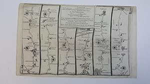 The Continuation of the Road from Chelmsford to Dover [Showing Chelmsford, Billericay, Gravesend,...