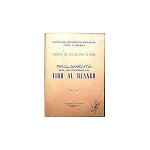 Seller image for Reglamento para los concursos de Tiro al Blanco for sale by Librera Salamb