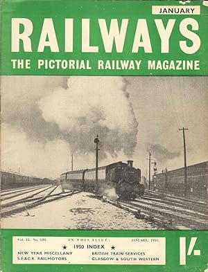 Immagine del venditore per Railways. The Pictorial Railway Magazine. Vol 12. No 129. January 1951 venduto da Joy Norfolk, Deez Books