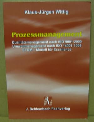 Bild des Verkufers fr Prozessmanagement. Qualittsmanagement nach ISO 9001:2000. Umweltmanagement nach ISO 14001:1996. EFQM-Modell fr Excellence. zum Verkauf von Nicoline Thieme