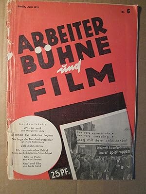 Arbeiterbuhne und Film : Zentralorgan des Arbeiter-Theater-Bundes Deutschland e.v.,.XVIII. Jahrga...