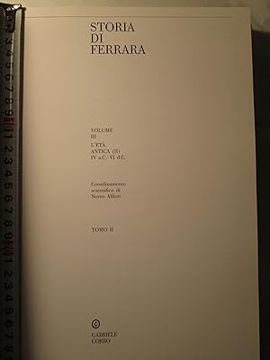 L'età antica (II) : IV a.C.- VI d.c [Storia di Ferrara. Volume III, Tomo 2]