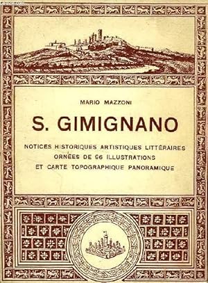 Bild des Verkufers fr S. GIMIGNANO zum Verkauf von Le-Livre