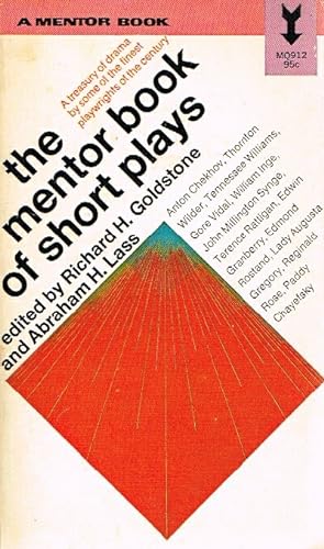 Seller image for The Mentor Book of Short Plays A treasury of drama by some of the finest playwrights of the century for sale by Round Table Books, LLC