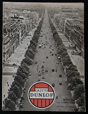 Immagine del venditore per GAZETTE DUNLOP : PARIS. venduto da Librairie Franck LAUNAI