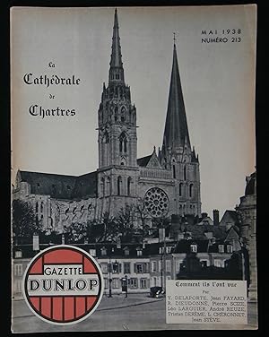 Bild des Verkufers fr GAZETTE DUNLOP : LA CATHEDRALE DE CHARTRES. zum Verkauf von Librairie Franck LAUNAI