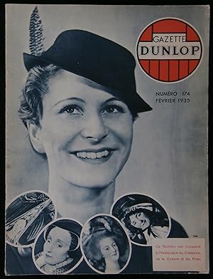 Imagen del vendedor de GAZETTE DUNLOP : HISTORIQUE DU COSTUME, DE LA VOITURE ET DU PNEU. a la venta por Librairie Franck LAUNAI