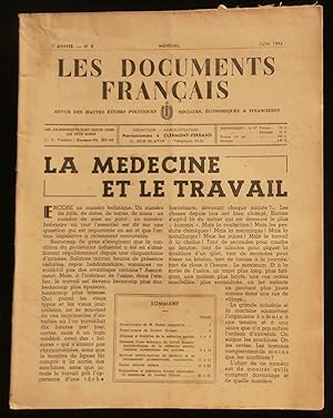 Image du vendeur pour LES DOCUMENTS FRANCAIS : LA MEDECINE ET LE TRAVAIL . mis en vente par Librairie Franck LAUNAI