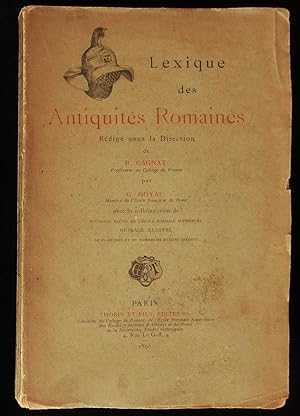 Seller image for LEXIQUE DES ANTIQUITES ROMAINES. for sale by Librairie Franck LAUNAI