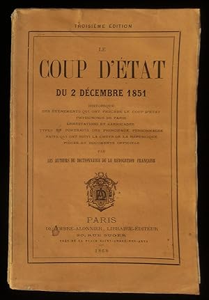 Image du vendeur pour LE COUP D'ETAT DU 2 DECEMBRE 1851. mis en vente par Librairie Franck LAUNAI