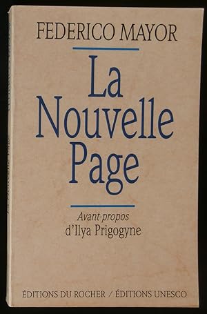 Seller image for LA NOUVELLE PAGE. for sale by Librairie Franck LAUNAI