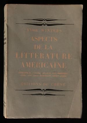 Immagine del venditore per ASPECTS DE LA LITTERATURE AMERICAINE. venduto da Librairie Franck LAUNAI