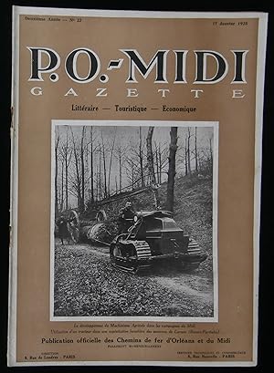 Image du vendeur pour P.O. - MIDI GAZETTE. mis en vente par Librairie Franck LAUNAI