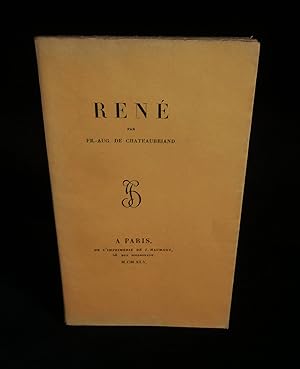 Seller image for REN . for sale by Librairie Franck LAUNAI