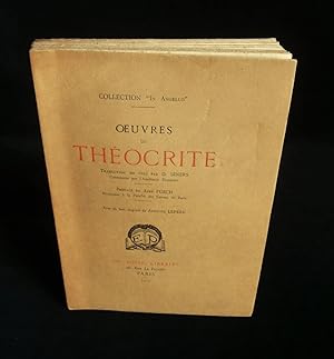 Bild des Verkufers fr OEUVRES DE THEOCRITE. zum Verkauf von Librairie Franck LAUNAI