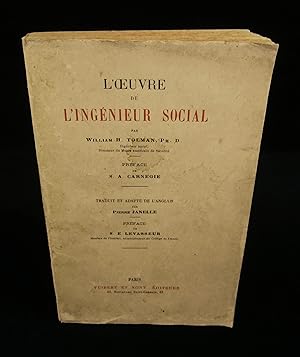 Bild des Verkufers fr L'OEUVRE DE L'INGENIEUR SOCIAL. zum Verkauf von Librairie Franck LAUNAI