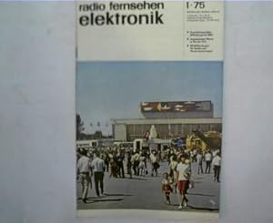 radio fernsehen elektronik, 1 / 1975, Zeitschrift,