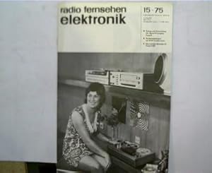 radio fernsehen elektronik, 15 / 1975, Zeitschrift,