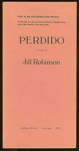 Seller image for Perdido for sale by Between the Covers-Rare Books, Inc. ABAA