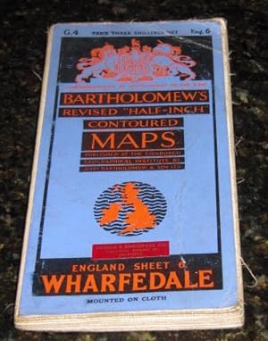 Bartholomew's Revised "Half-Inch" Contoured Maps - England, Sheet 6 - Wharfedale