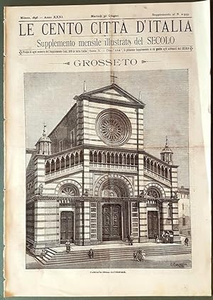 Image du vendeur pour Le cento citt d'Italia - GROSSETO mis en vente par Stampe Antiche e Libri d'Arte BOTTIGELLA