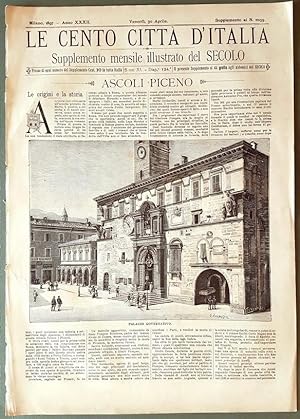 Image du vendeur pour Le cento citt d'Italia - ASCOLI PICENO mis en vente par Stampe Antiche e Libri d'Arte BOTTIGELLA