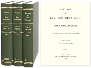 Bild des Verkufers fr Writings of Levi Woodbury. Political, Judicial and Literary. 3 Vols zum Verkauf von The Lawbook Exchange, Ltd., ABAA  ILAB