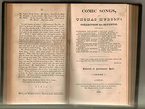 COMIC SONGS. 13 COLLECTIONS. 1820- TO COLLECTION THIRTEENTH, BOUND TOGETHER