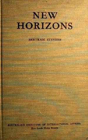 Image du vendeur pour New Horizons: A Study Of Australian-Indian Relationships mis en vente par Marlowes Books and Music